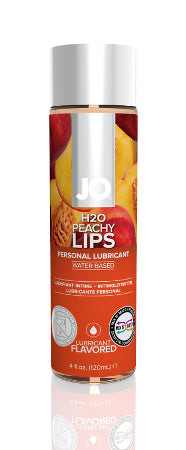 JO H2O Peachy Lips Flavored Water-Based Lubricant 4 oz.
