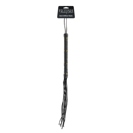 Fetish Fantasy Series Limited Edition Cat-O-Nine Tails Flogger Black