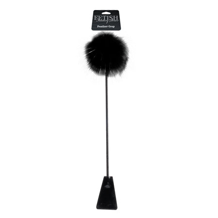 Fetish Fantasy Series Limited Edition Feather Crop Black