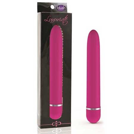 Rose Luxuriate Classic Slimline Vibrator Pink