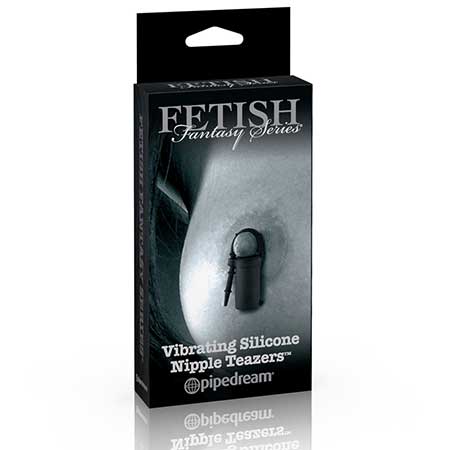 Fetish Fantasy Series Limited Edition Vibrating Silicone Nipple Teazers Black