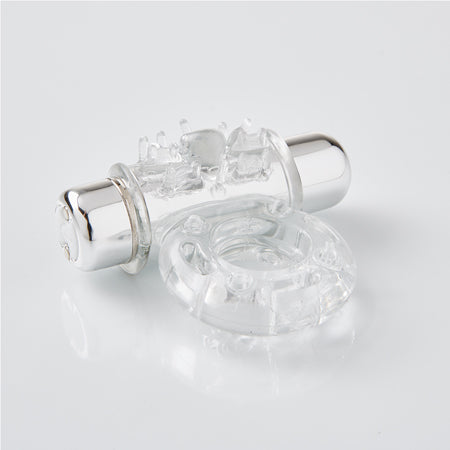 Nu Sensuelle Mate Ultra Flex Couple's Ring Clear