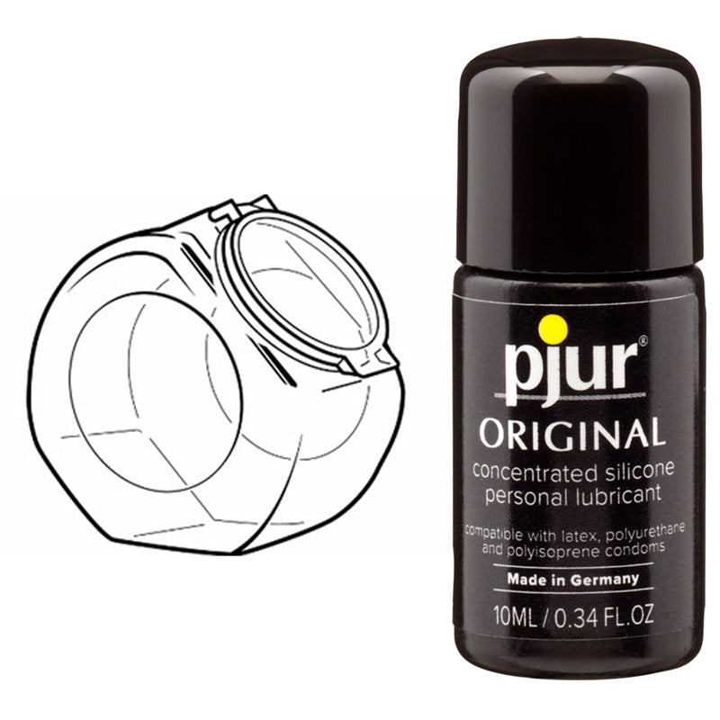 Pjur Original Silicone Lubricant 10ml Clambowl Display (50pk)