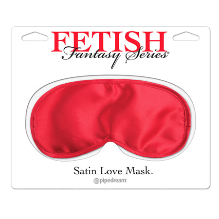 Fetish Fantasy Satin Love Mask Red