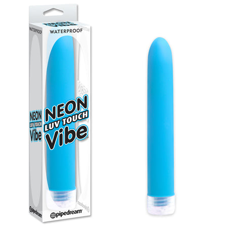 Neon Luv Touch Vibe Waterproof Slimline Vibrator Blue