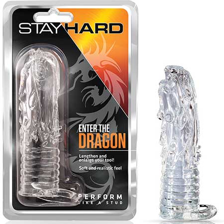 Performance Enter The Dragon Fantasy Pleasure Sleeve with Ball Strap Clear