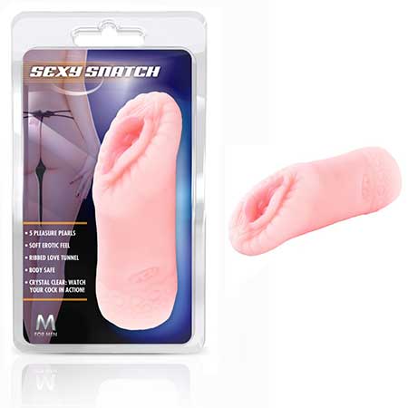 M for Men Sexy Snatch Vagina Stroker Beige