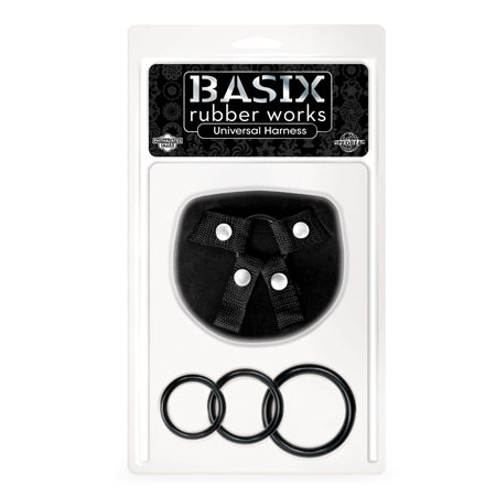 Basix Rubber Works Universal Harness O/S Black