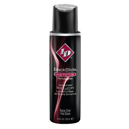 ID BackSlide Silicone Anal Lubricant 4.4oz Flip Cap Bottle