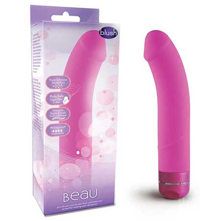 Luxe Beau Silicone G-Spot Vibrator Pink