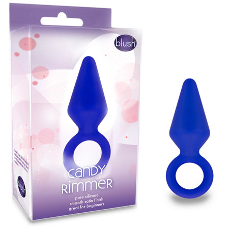 Luxe Candy Rimmer Small Silicone Anal Plug Blue
