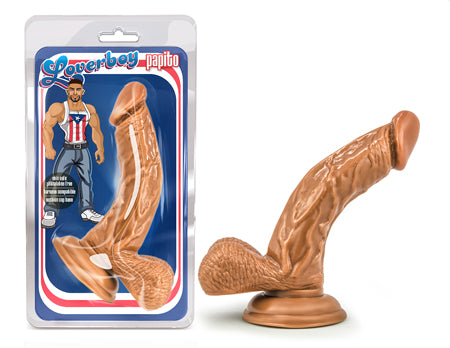 Loverboy Papito Realistic 6.5 in. Dildo with Balls Tan