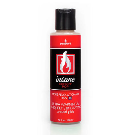 Sensuva Ultra-Stimulating ON Insane Personal Moisturizer Cherry Pop 4.2 oz.