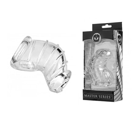 Master Series Detained Soft Body Chastity Cage Clear