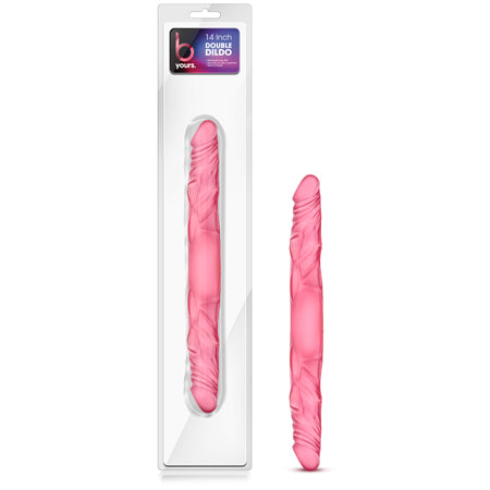 B Yours 14 in. Double Dildo Pink