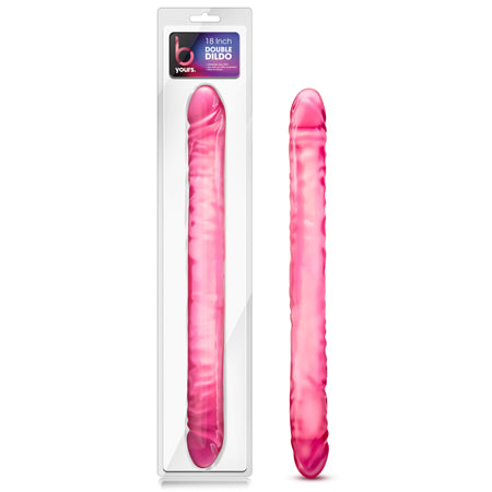 B Yours 18 in. Double Dildo Pink