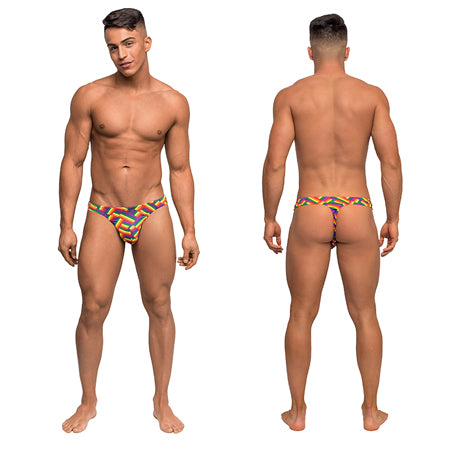 Male Power Pride Fest Bong Thong Print L-XL