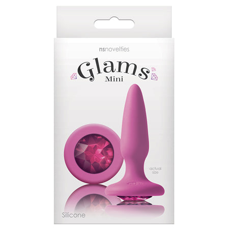Glams Mini Anal Plug Pink Gem