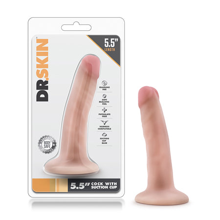 Dr. Skin Realistic 5.5 in. Dildo Beige