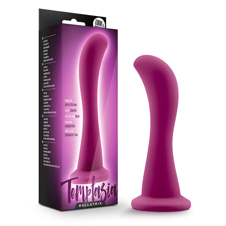 Temptasia Bellatrix 6.25 in. Curved Dildo Plum