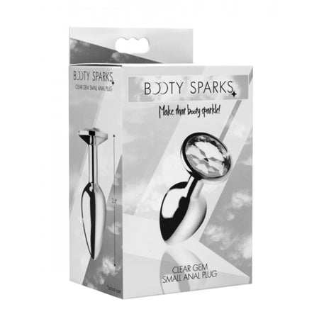 Booty Sparks Clear Gem Anal Plug Small