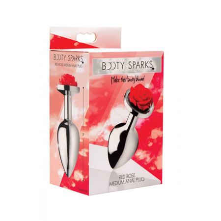 Booty Sparks Red Rose Anal Plug Medium
