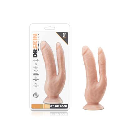 Dr. Skin 8 inch DP Cock Vanilla