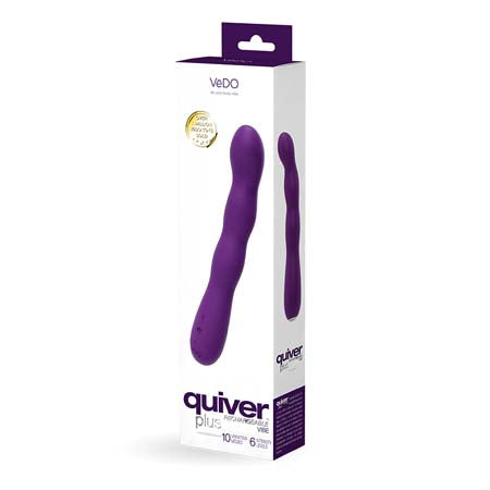 VeDO Quiver Plus Rechargeable Vibe Deep Purple