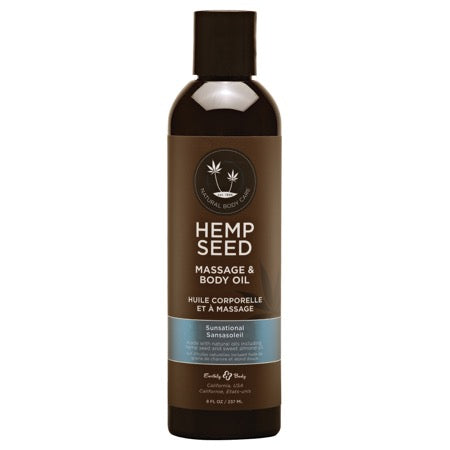 EB Hemp Massage Oil Sunsational 8oz