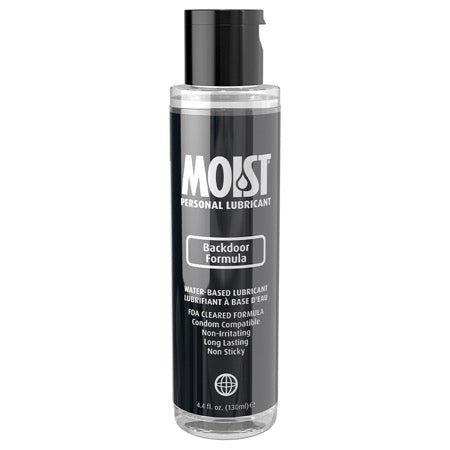 Moist Personal Lubricant Backdoor Formula 130 ml / 4.4 oz.